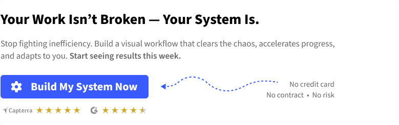 Your work is not broken - Your system is.